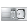 Grohe Drezy - Drez K200, 97x50 cm, kefovaná nerezová 31564SD1