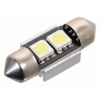 Compass Žiarovka 2 SMD LED 12V SUF. SV8.5 s rezistorom CAN-BUS ready biela