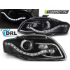 PREDNÉ SVETLÁ TRUE DRL ČIERNA pre AUDI A4 B7 11.04-03.08