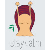 Vymalujsisam.sk Maľovanie podľa čísiel - Stay calm slimák Veľkosť: 40x50cm, Rám: Bez rámu, iba zrolované plátno