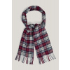 ŠÁL GANT MULTI CHECK SCARF WINE RED