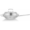 Wok Original Profi Collection oceľový s rukoväťou a vekom 30 cm