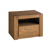 Szynaka Nočný stolík Velvet II 79 54 cm z masívu dub Rustikal