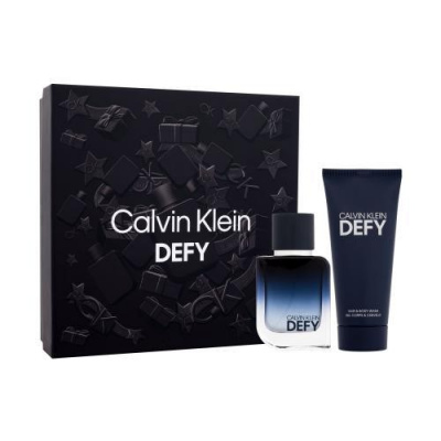 Calvin Klein Defy darčekový set parfumovaná voda 50 ml + sprchovací gél 100 ml pre mužov