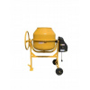 Stavebná miešačka 180 L s oceľovým ozubením žltá