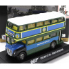 Motor-max Decker Diorama - Autobus 1960 - 007 James Bond - Live And Let Die - Vivi E Lascia Morire 1:36 Modrozelená