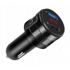 Bluetooth FM vysielač Nabíjačka 2xUSB MP3 SD LCD