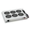 Ventilátor, horný (spodný), 6x ventilátor 220 V/138 W, čierny