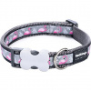 Obojok RD 15 mm x 24-37 cm - Flamingo Cool Grey