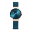 Hodinky Bering 14531-869 Dámske Ušľachtilá oceľ analógové batéria (Quartz) medená zelená zelená bez funkcií 5 ATM (50 m) zafírové milánsky ťah 31 mm iónové pokovovanie (PVD)