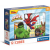CLEMENTONI Obrázkové kostky Spidey a jeho úžasní přátelé, 12 kostek