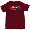pánske tričko THRASHER RAINBOW MAG Maroon L