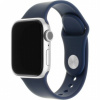 FIXED Silicone Strap remienok s kratšou a dlhšou prackou pre Apple Watch Ultra 49mm / 46mm / 45mm / 44mm / 42mm - tmavomodrý FIXSST-434-BL - možnosť vrátiť tovar ZADARMO do 30tich dní