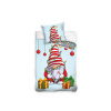 CARBOTEX Obojstranné vianočné bavlnené obliečky Škriatok, 140/200+70/90, NL235023