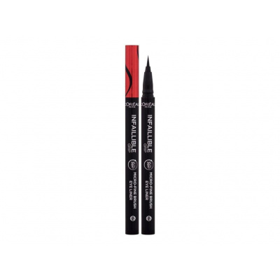 L&apos;Oréal Paris Infaillible Grip 36H Micro-Fine Brush Eye Liner 01 Obsidian Black (W) 0,4g, Očná linka