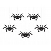 Papierová Dekorácia Pavúky, 27x17 cm, čierna (1 balenie / 5 ks )