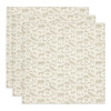 Jollein Plienky 3 ks 70x70 cm Animals Olive Green 70x70
