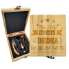 Sablio Darčeková sada na víno Pre toho najlepšieho dedka: 147×168×49 mm