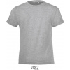 SOL´S REGENT FIT / Detské tričko - grey melange 142-152