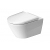 Duravit D-Neo Závesné WC s doskou SoftClose, Rimless, biela 45770900A1