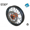 Predné kompletné koleso pre modely 50A s CNC nábojom pitbike YCF - Oranžová