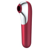 Satisfyer Dual Love - inteligentný vaginálny a klitorisový vibrátor (červený)