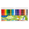 Fixy - CENTROPEN 7550 Colour World, trojhranné, prateľné - sada 30 ks