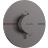 Hansgrohe ShowerSelect Comfort - Termostatická batéria pod omietku, kefovaný čierny chróm 15559340