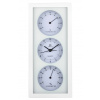 Nástěnné-stolní hodiny s teploměrem a vlhkoměrem JA7071B Lowell 26cm