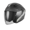 Prilba NOX N130 EKTO (čierna matná/strieborná) M