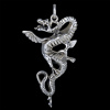Silver.ag Prívesok strieborný, lietajúci drak P0867