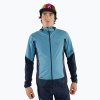 Pánska softshellová bunda DYNAFIT Traverse Alpha Hoodedstorm blue
