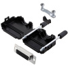 TRU COMPONENTS TCDPPK15BKHDS26K 7709428 sada D-SUB zásuvková lišta 180 ° Pólov: 26 spájkovaný 1 ks; 7709428