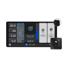 Shelly Wall Display X2 + BLU H&T - dotykový nástenný panel s relé (WiFi, Bluetooth), čierny