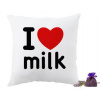 Levanduľový vankúš I Love milk