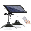 2x sada závesných lustrov LED pilot solárnej lampy (2x sada závesných lustrov LED pilot solárnej lampy)