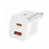 Baseus CCSUPP-E02 Super Si Quick Nabíječka USB + USB-C 30W White (6953156206359)