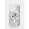 Puzdro na mobil Karl Lagerfeld iPhone 15 Pro 6.1 priehľadná farba, KLHMP15LLGKCSGH ONE SIZE