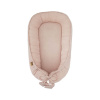 EKO Hniezdo pre bábätko mušelínové Powder pink 90x60 cm 85x50x10 ružová