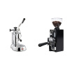 La Pavoni Stradivari Lusso + Eureka Mignon Libra 65 All Purpose, CR black