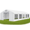 Párty stan (oceľ + pvc) 3x10x2m (PEVNÝ ZÁHRADNÝ STAN - 3m × 10m × 2m / 2,87m)