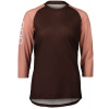 POC W's MTB Pure 3/4 Jersey Axinite Brown/Rock Salt - XS