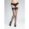 Sieťované samodržiace pančuchy AMORE 20 DEN Marilyn, Veľkosť 1/2, Farba Čierna