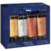 KREUL Sada akrylových metalických farieb El Greco 4 x 75 ml (Sada akrylových metalických farieb El Grecco 4x75ml)