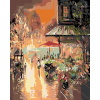 Maľovanie podľa čísel – Večerné mestečko, 40 × 50 cm, plátno napnuté na ráme 8596530019091