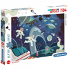 Vesmírna zvláštnosť glitrové 104 dielne puzzle - Clementoni