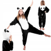 Pyžamo, župán - Onesie (kombinézy) Springos veľkosť 140 biela, čierna (104 cm)