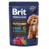 Brit Premium Adult Dog Fillets Gravy Lamb&Green Peas 85g