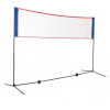 Sedco Nastaviteľná sieť na badminton so stojanom UNIVERSAL 310x104x90/155/225 cm