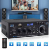 HIFI STEREO AMPLIFIER 40W+40W BLUETOOTH 5.0 MINI AUDIO PREHRÁVAČ AK45 S DIAĽKOVÝM OVLÁDANÍM